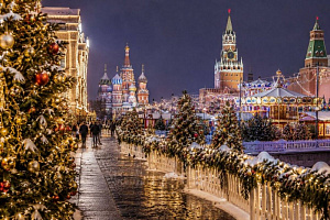 Огни Рождественской Москвы